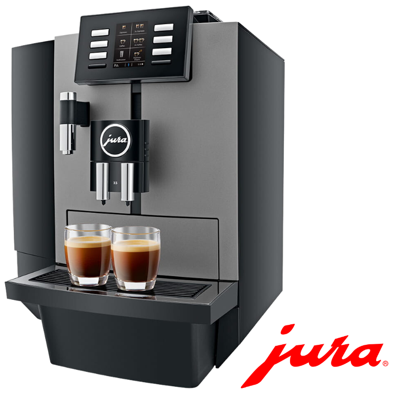 Jura-X6-Kaffeemaschine-in-Betrieb